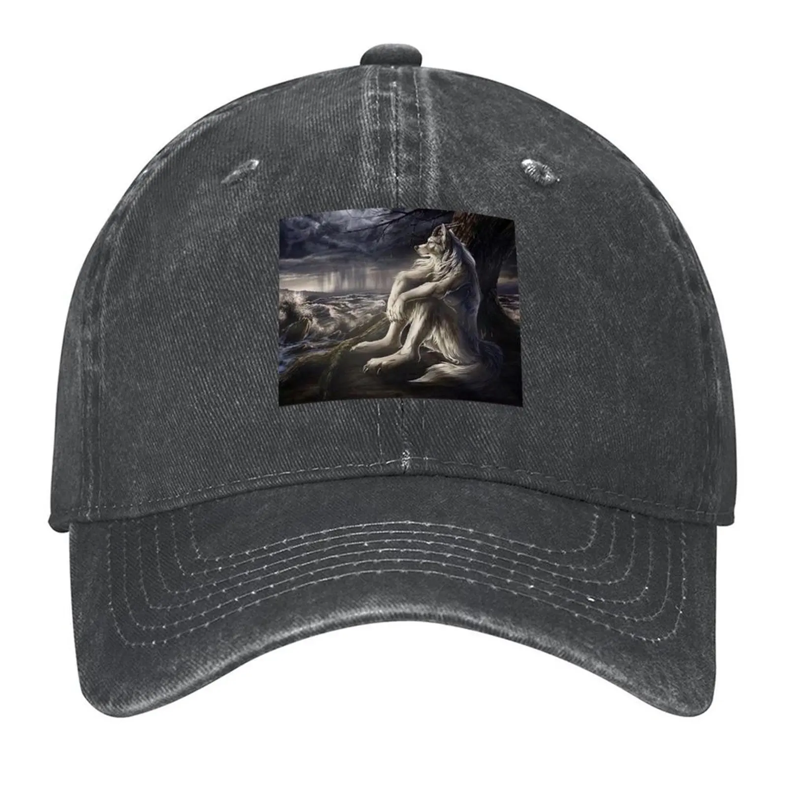 

emo wolf Baseball Cap Designer Hat Uv Protection Solar Hat Vintage Golf Hat Women's Hats 2025 Men's