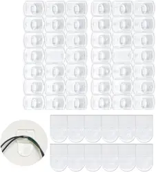 clear hooks Damage-free Decorating Clips Wire Toggle Hooks Mini Clear plastic hook Transparent hook