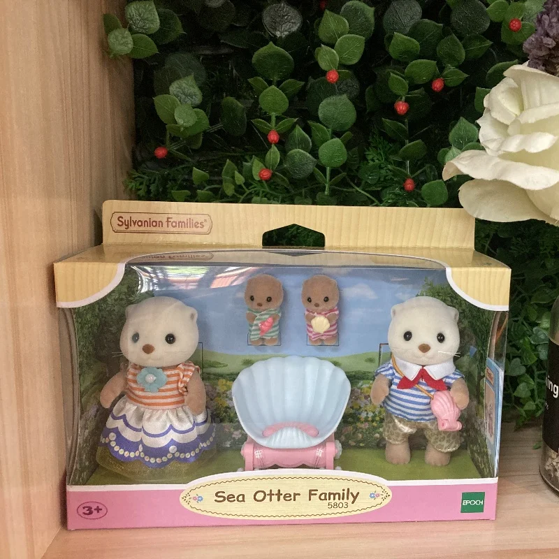 إكسسوارات عائلات سيلفانيان ألعاب أطفال بنات كاليكو كريترز مصغرة شخصيات كرتونية دمية ألعاب أطفال عائلة قضاعة البحر