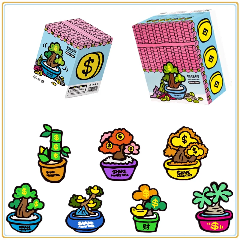 

В наличии оригинальное денежное дерево V1 Дерево для изготовления денег Модная слепая коробка игрушки привлекающая богатство фигурка подарки на день рождения