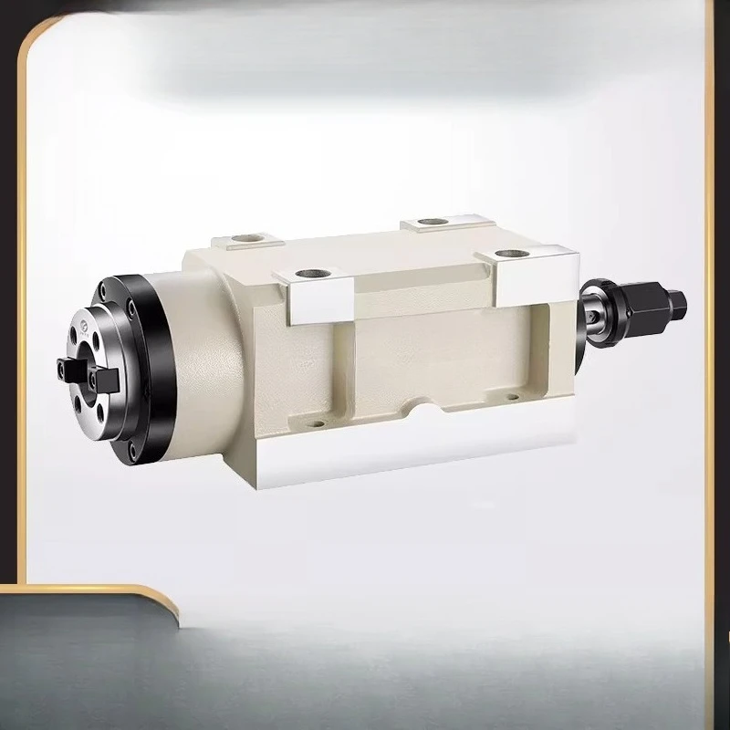 Hole-lined power head BT40 with knife cylinder servo spindle motor tapping, indexing positioning