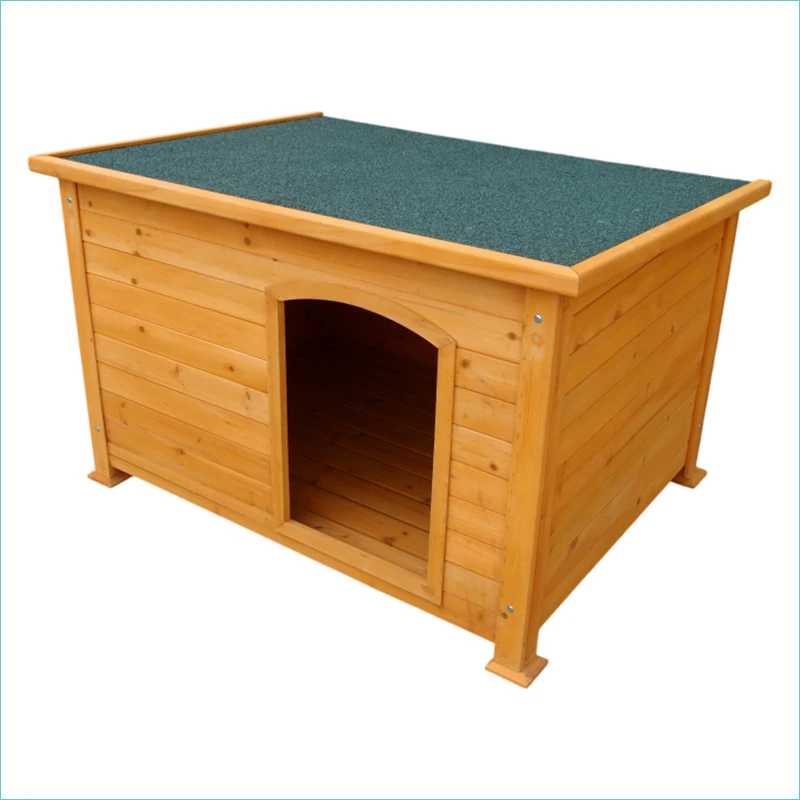 屋外ガーデン用 防水・防雨木製ペットハウス 木製犬小屋 ペットベッド 中型犬用 工場卸売価格