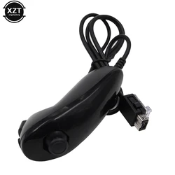 Игровой контроллер с левой ручкой для Nintendo Wii Nunchuck, контроллер с изогнутой ручкой Nunchuk для Wii, аксессуары для геймпада