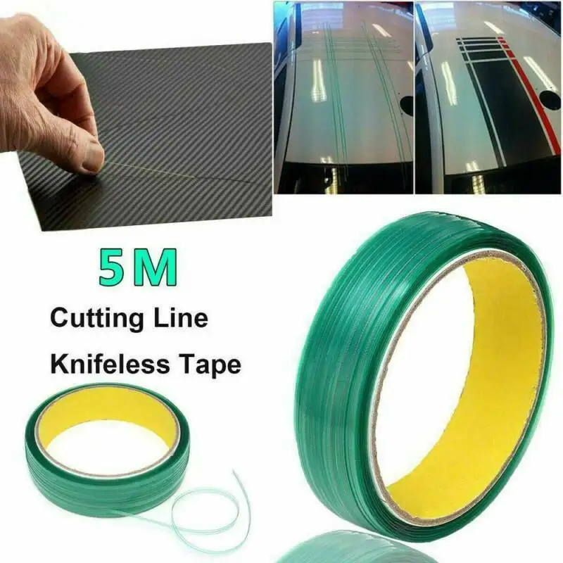 

5M Finish Line Knifeless Tape Car Stickers Vinyl Wrapping Film Cutting Tools Vinyl Wrap Cutting Tape Car Styling Accessories