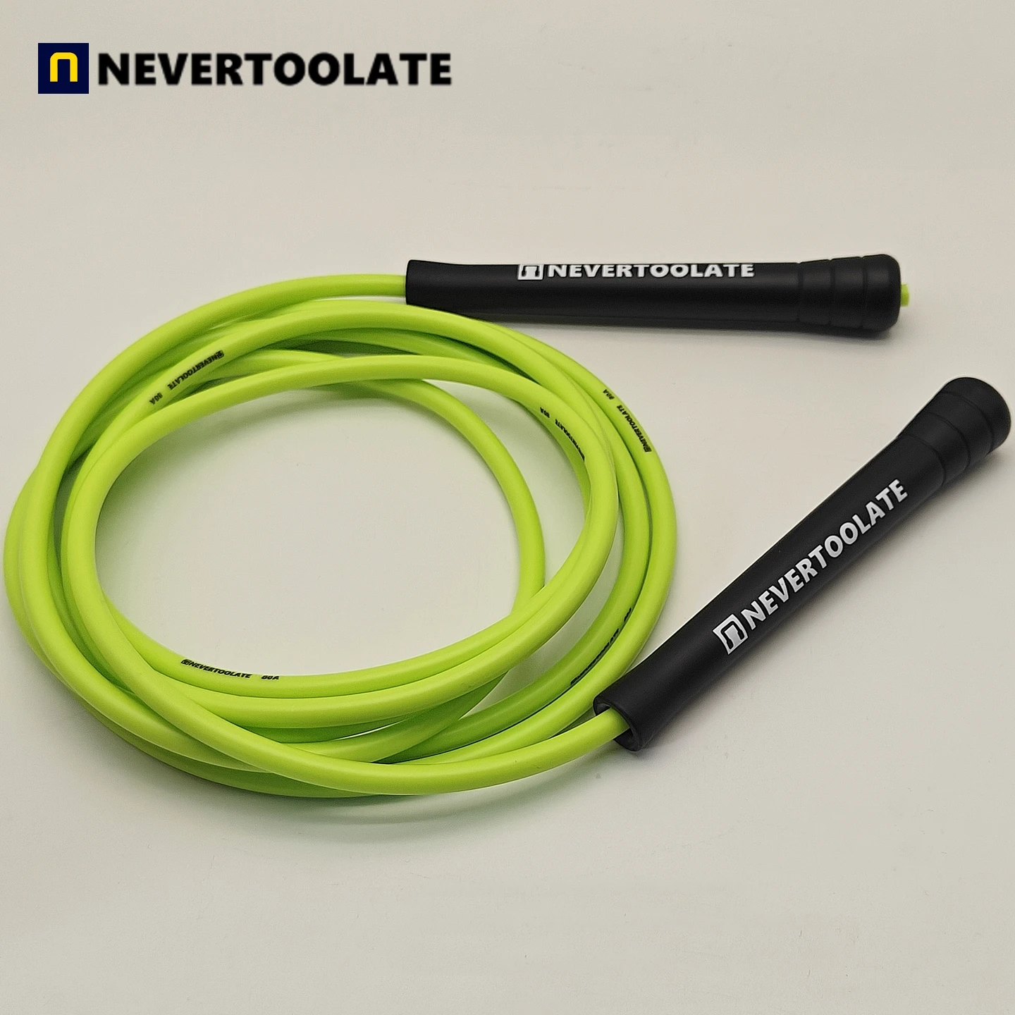 Super long 3.2 meters rope length 7mm PVC 15.5cm long handle 220 gram heavy fitness crossfit crossrope hiit skipping jump rope