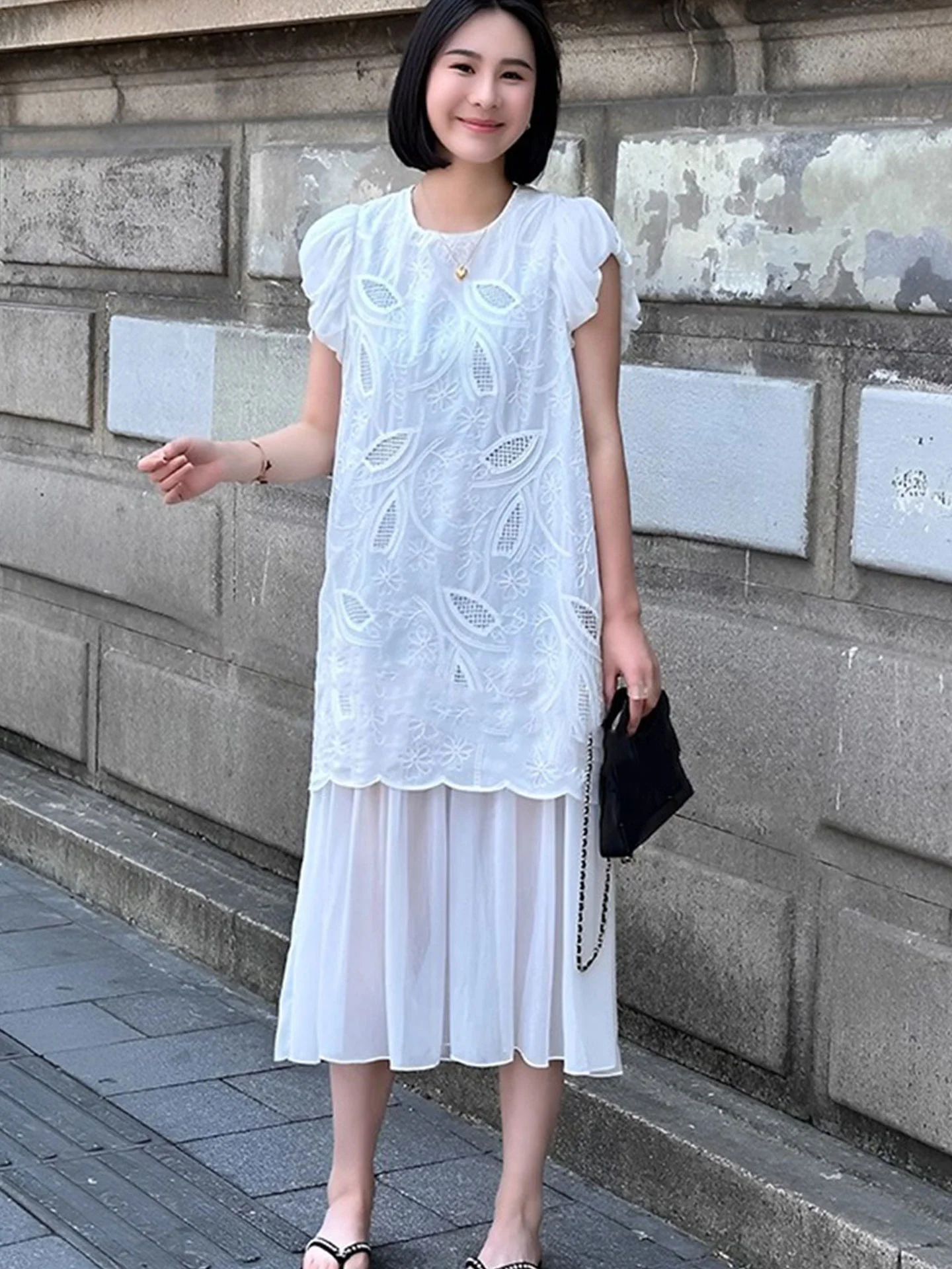 

Повседневное модное платье макси в стиле пэчворк от европейского люксового бренда, лето 2025, универсальное цельное платье без рукавов