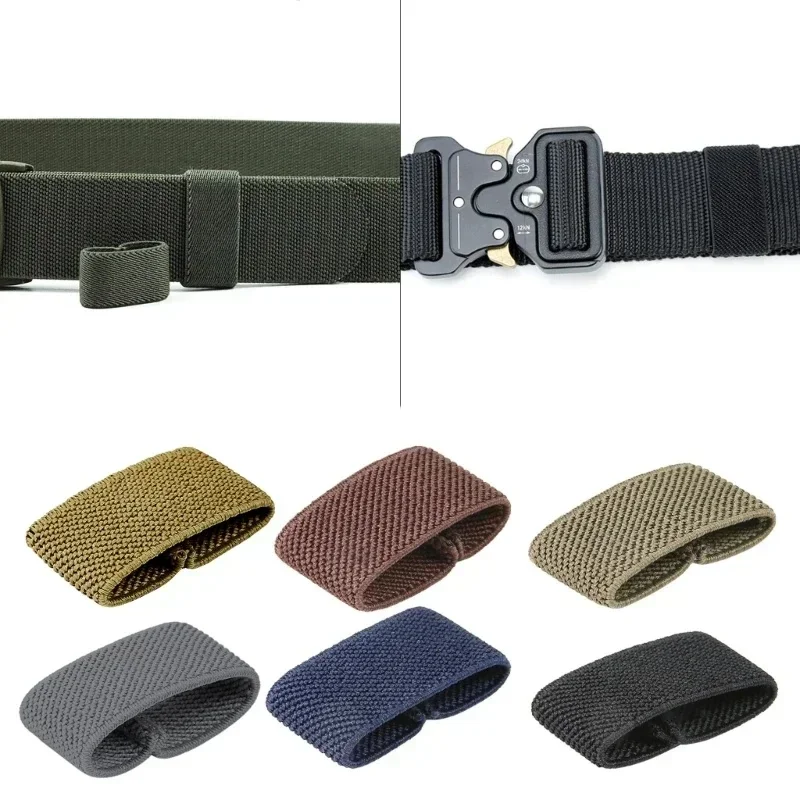 10pcs Tactical Elastic Belt Loop Holder Keeper Band Organizer Fixed Belt Ring Backpack Straps for Outdoor Camping Gadgets