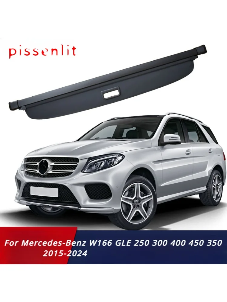 Trunk Cargo Cover for Mercedes-Benz Security Shield Rear Curtain Partition Privacy W166, GLE 250, 300, 400, 450, 350, 2015-2