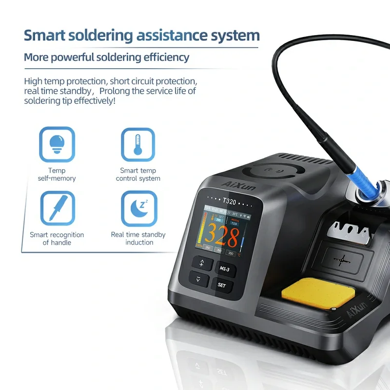 

T320 Aixun Precision Soldering Station 200W 2S Heating Solder T245 t210 Soldering Pen Real Time Standby BGA Chip Welding Repair
