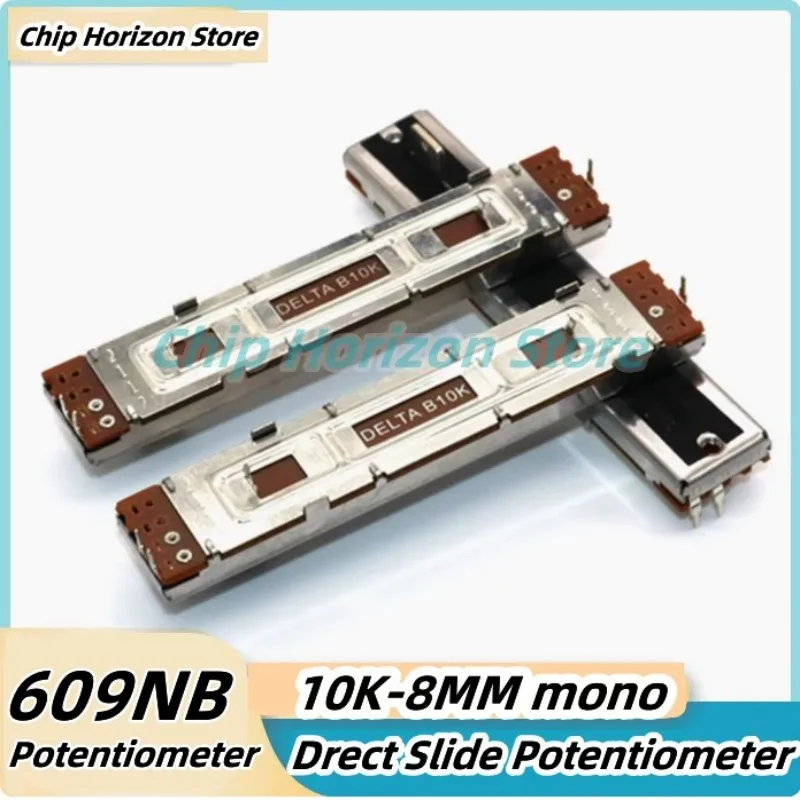 SC609 شريحة مستقيمة 88 مللي متر خلاط يعتم الدفع والسحب الجهد A10K 50K B100K قناة واحدة ومزدوجة