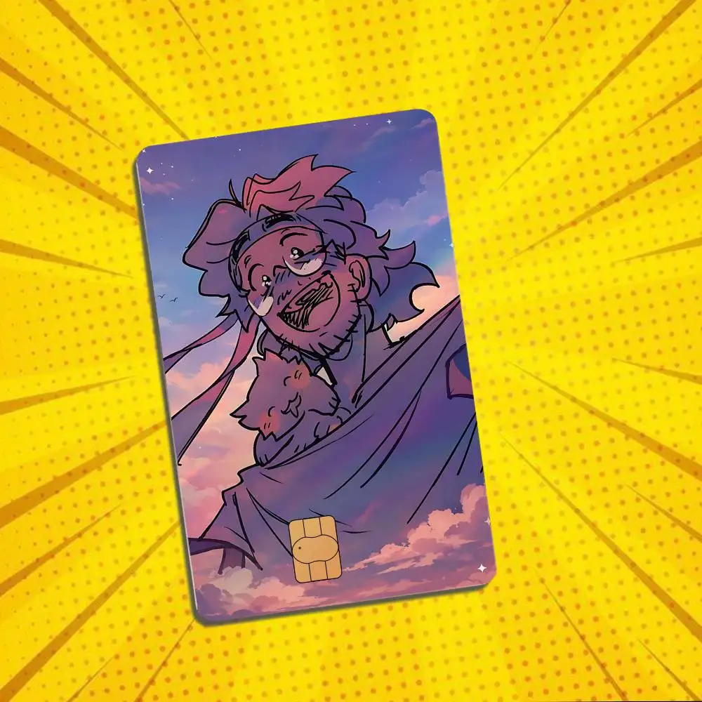 Odysseus Athena Epic the Musical High Quality Anime Laser PVC Sticker Film Skin Cover For Metro Debit Credit Card  Access Card