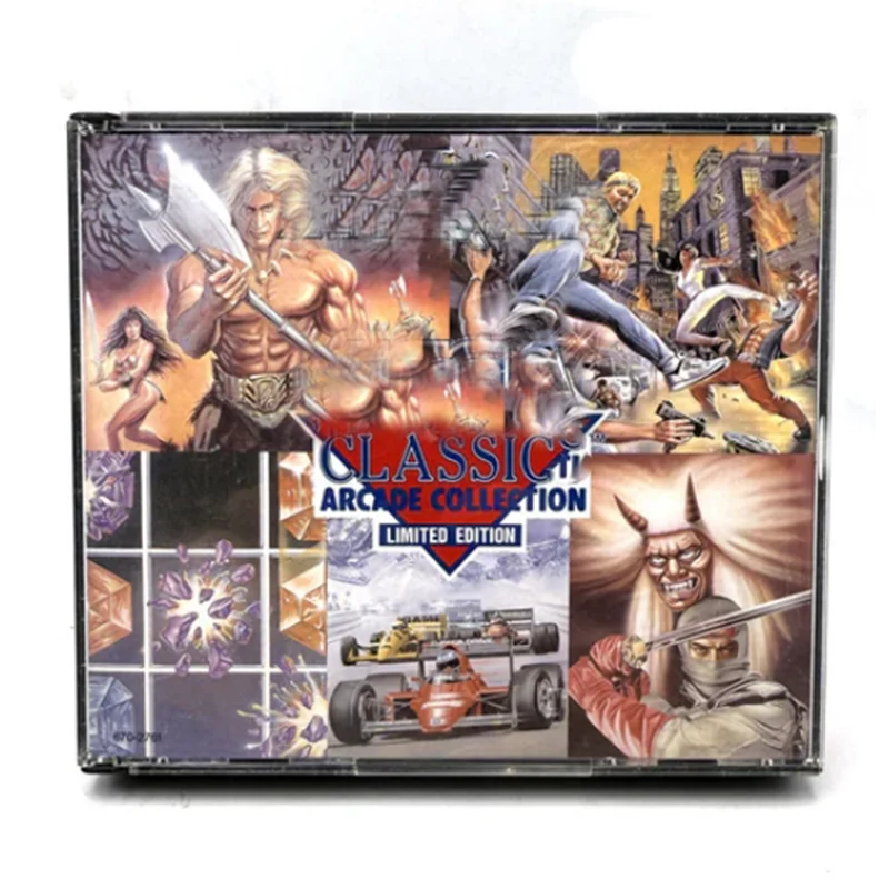 

Мега CD Копирование DiscClassics Аркадная коллекция Ограниченная игровая консоль для разблокировки Megasega Ретро Оптический драйвер Ретро-видеоигровой автомат