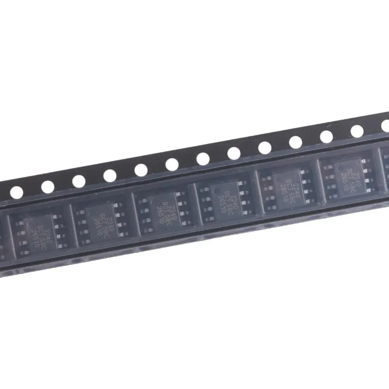 10pcs New Original SCT52240STD SOP8 2240 SCT52240 4A Dual Channel Low Side Gate Driver SCT52240STDR