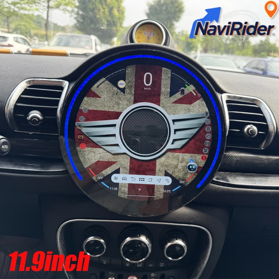 11.9inch Navigation Head Unit For BMW Mini Cooper Countryman F54 F55 F56 F60 2015-2020 Android Carplay GPS Car Multimedia Player