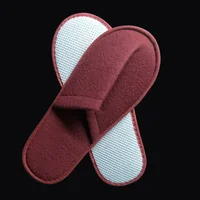 5-10 Pairs Disposable Slippers Women Men Home Soft Plush Slides Unisex Travel Hotel Households Non-slip Shoes Family Guest Shoes 2