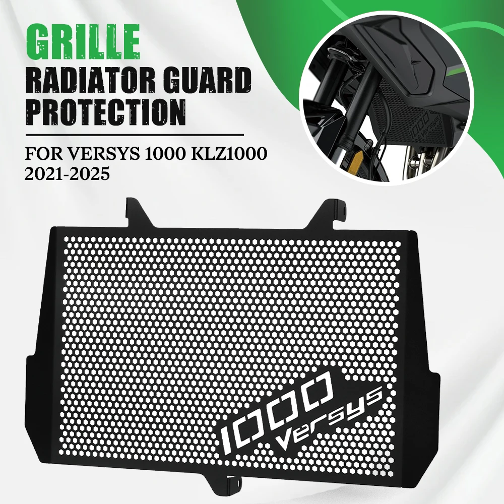

VERSYS1000 Radiator Tank Grille Oil Cooler Guard Protection Cover FOR KAWASAKI VERSYS 1000 / KLZ1000 SE LT+ 2021 2022 2023 2024