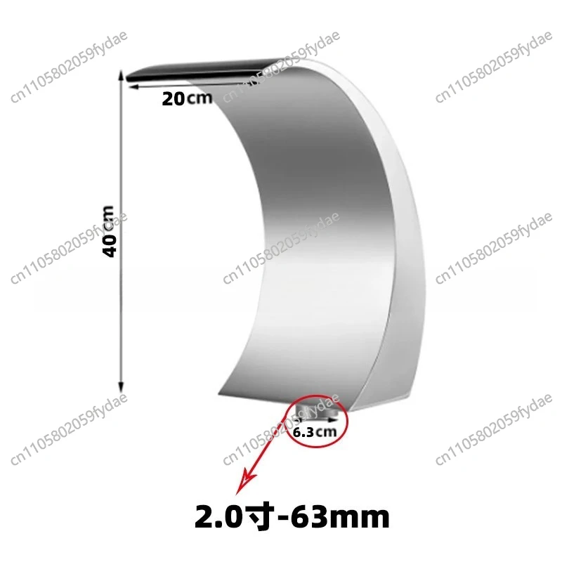 

304 stainless steel arc hook nozzle swimming pool arc hook spring water curtain