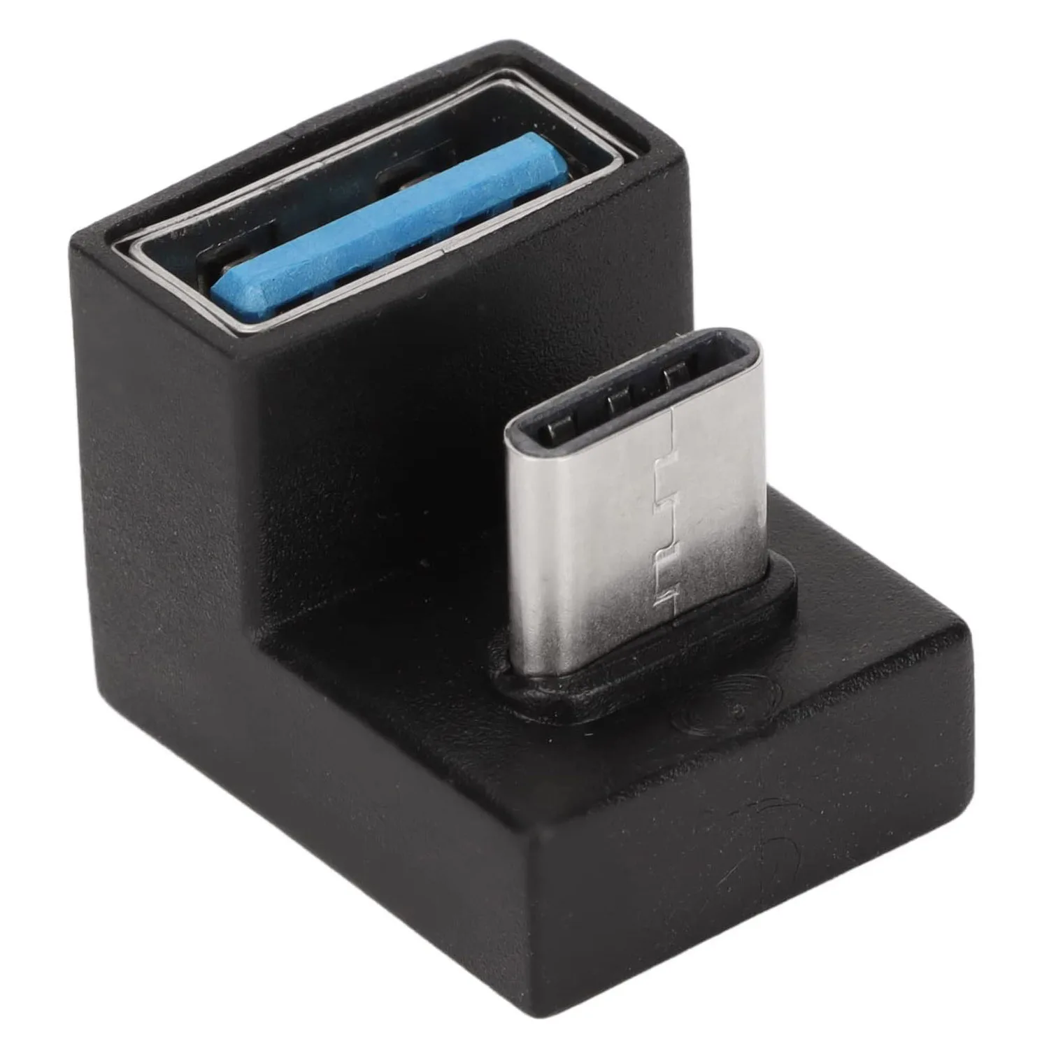 USB 3.0 A Female to USB 3.1 C Male Adapter 10Gbps U Shape 180 Degree Angled Data Charger Cable Connector for Tablet Mobile Phone