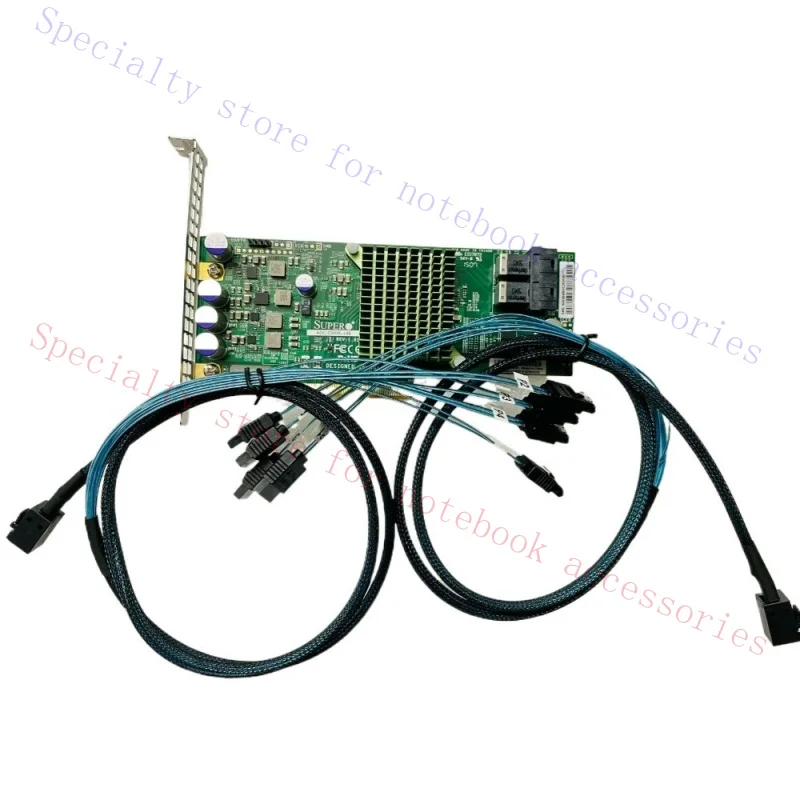A+ FOR Supermicro 9300-8I 12Gb/s LSI SAS3008 ZFS PC TRUENAS HBA Card w/ 2*SATA Cables