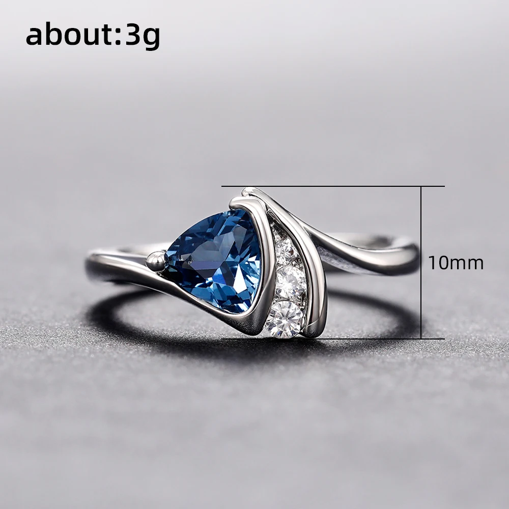 Huitan Temperament Design Cubic Zirconai pierścionki dla kobiet obrączki ślubne 2022 Modern Fashion Lady biżuteria hurtowych — zdjęcie 7