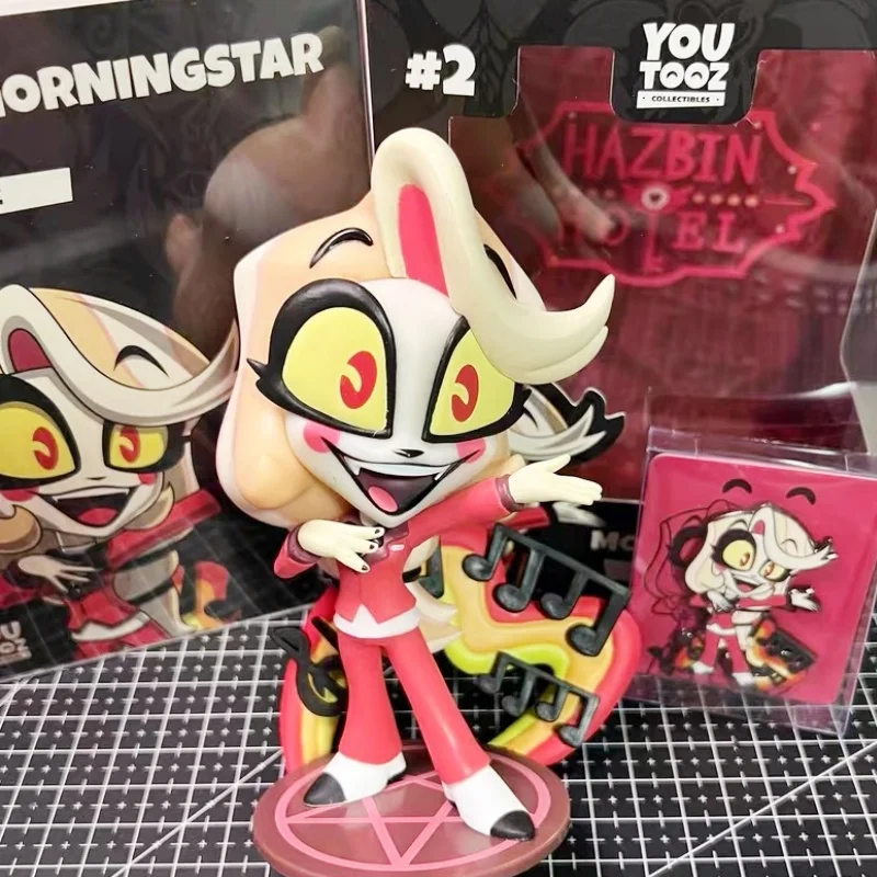 جديد حار 13.4 سنتيمتر بولي كلوريد الفينيل Youtooz Hazbin فندق Alastor لعبة عمل الشكل تحصيل نموذج الحلي المرآب عدة ألعاب الدمى هدايا عيد الميلاد