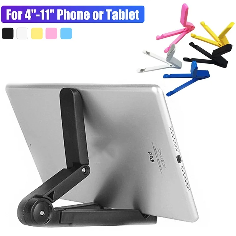 

Universal Foldable Tablet Holder Mobile Phone Bracket Portable Desktop Smartphone Stand For iPad iPhone Huawei OPPO Realme Kit