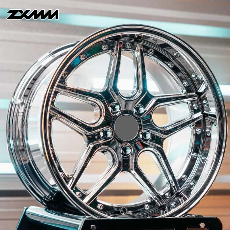 

Индивидуальные 2-составные диски из алюминиевого сплава Chrom Shadow 19, 20, 21, 22, 24, 26 дюймов, 5x114.3, 5x112, 5x130 для автомобилей Benz, Lambor