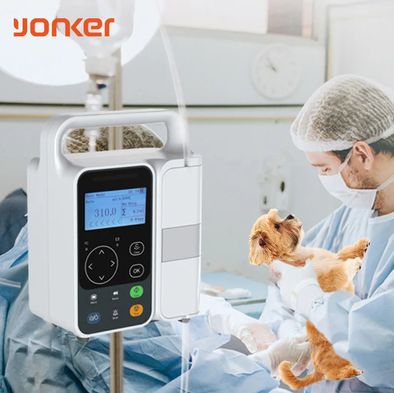 

Yonker Automatic Portable Veterinary Vet Veterinary Infusion Pump Animal Medical Equipment For Pet Use