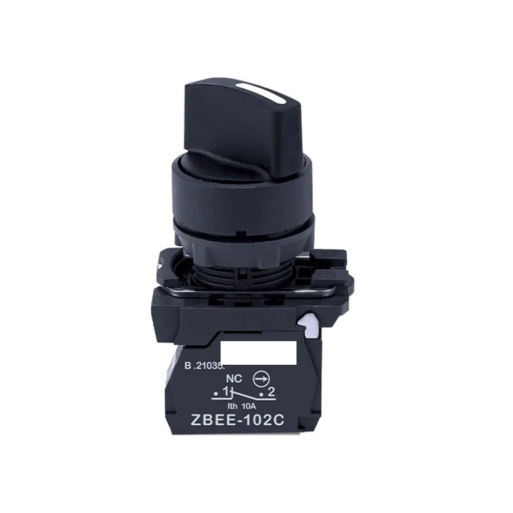 الأصلي ل شنايدر 2 التروس/3 التروس مفتاح جهاز انتقاء 22 مللي متر XB5AD21/AD33/AD53 اتصال مفتوح إعادة ضبط ذاتي/قفل ذاتي 2NO/1NO1NC #1