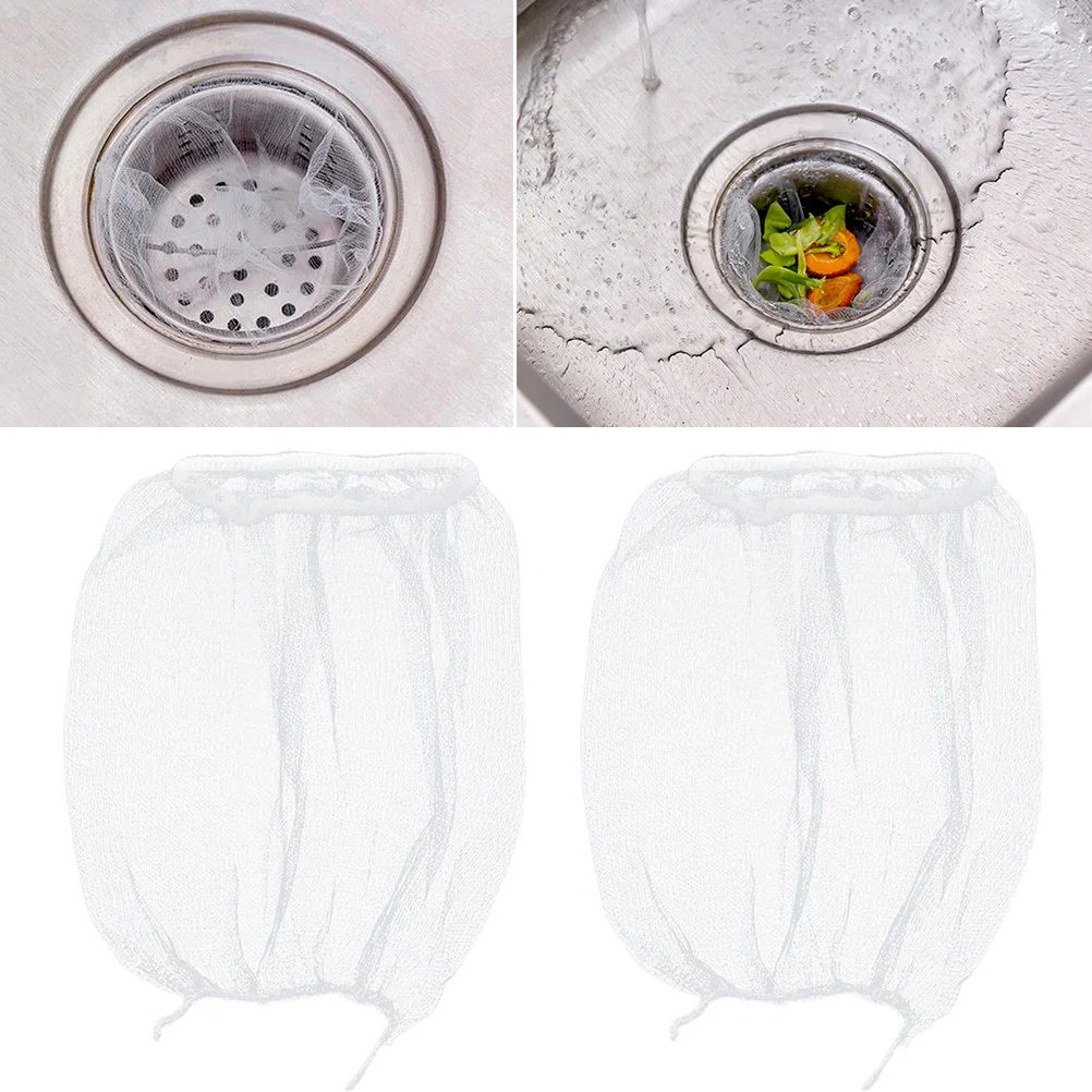 30 قطعة كيس مرشح بالوعة دائم البوليستر بقايا الطعام الصغيرة مانع سهلة التنظيف مكافحة حجب استنزاف المخرج للمطبخ المنزل #4