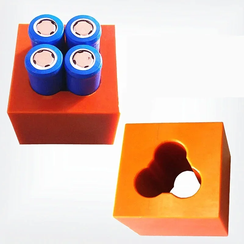 Precision Spot Welding Accessory for Battery Pack with 18650 Battery Welding, Square-Triangle-Pentagon Fixed Accessory