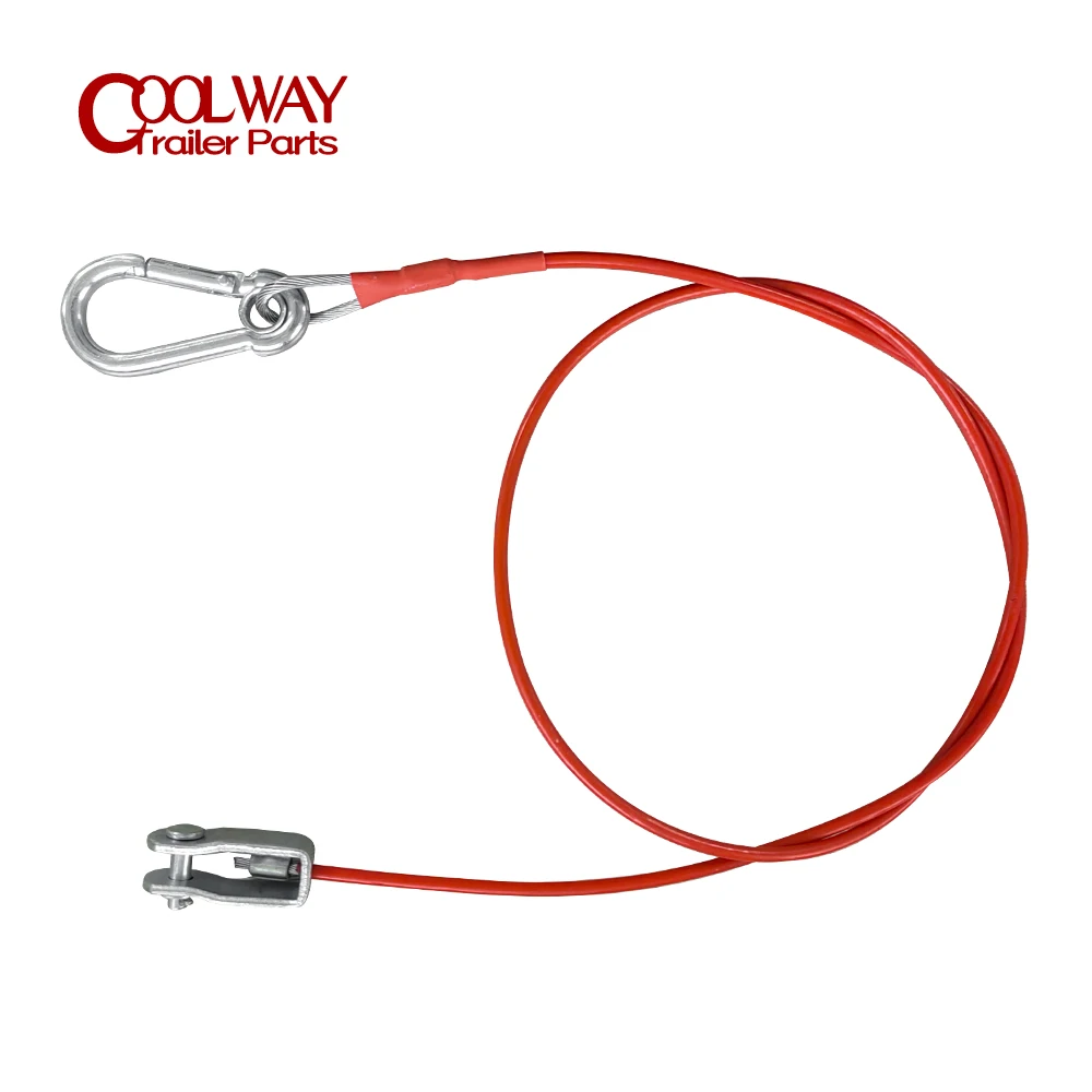 1 Metre Ring Trailer Caravan Brake Away Breakaway Safety Cable Braked Hitch  Accessories Parts