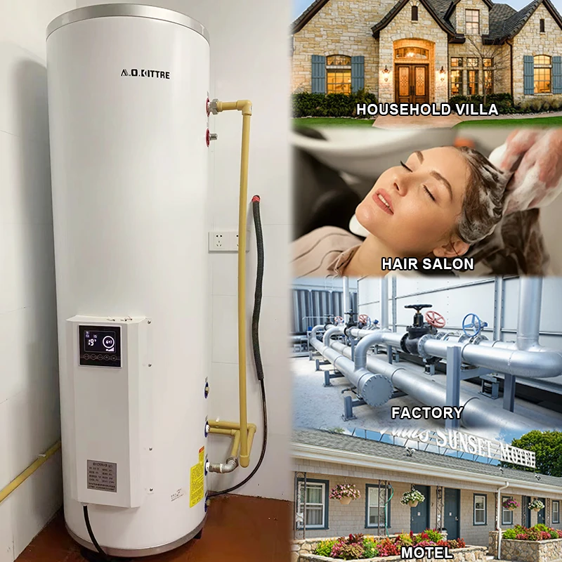 Factory Motel Hair Salon Household 150L 200L 300L 500L Large Capacity Stainless Steel Tank Hot Water Heater Storage Electric