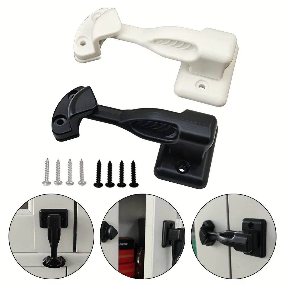 1Pc RVs The Rotating Latch Lock Door Stopper Is Suitable For Vehicles And Ships In The RV Caravan House Door Retainer Holder