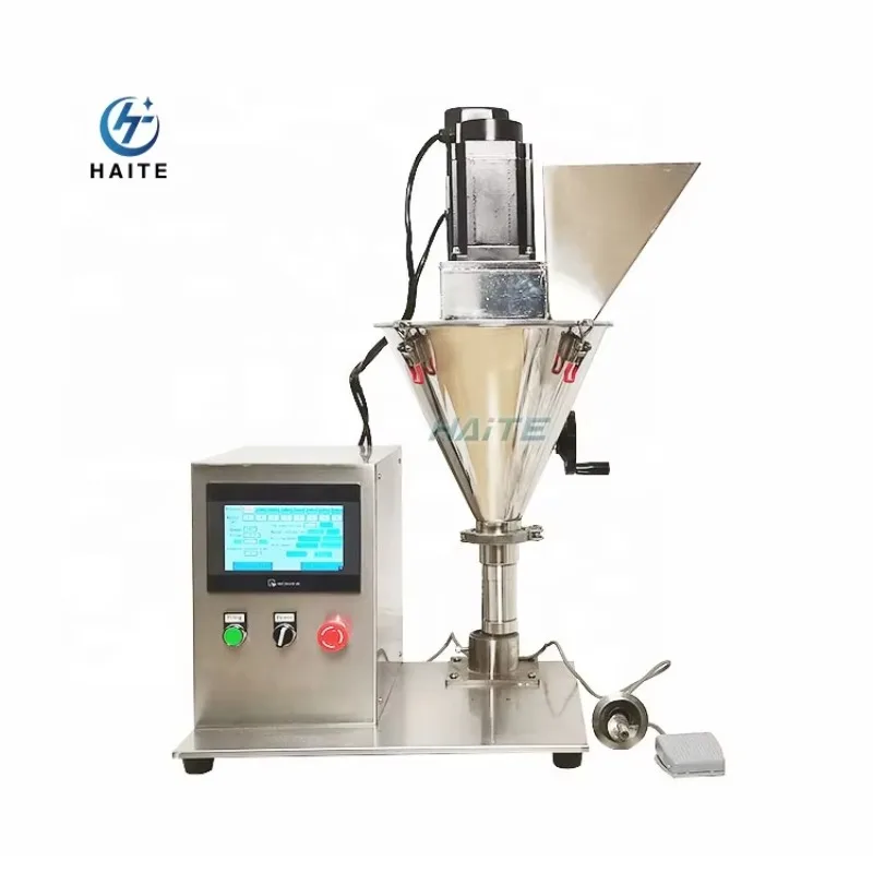 Semi Auto Mini Packaging Line Extract Banana Flour Vegan Plant Based Powder Filling Machine Dispensers