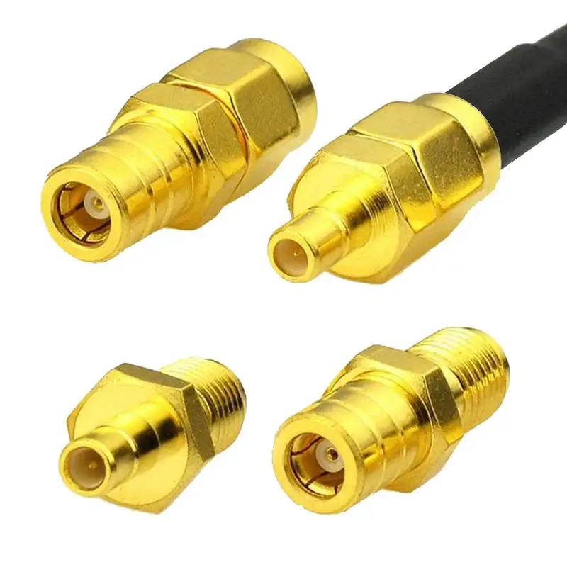 Car Radio Antenna Adapter Durable Radio Antenna Connector Adapter For Car MCX Adapter SMB Connector Multiplex Splitter