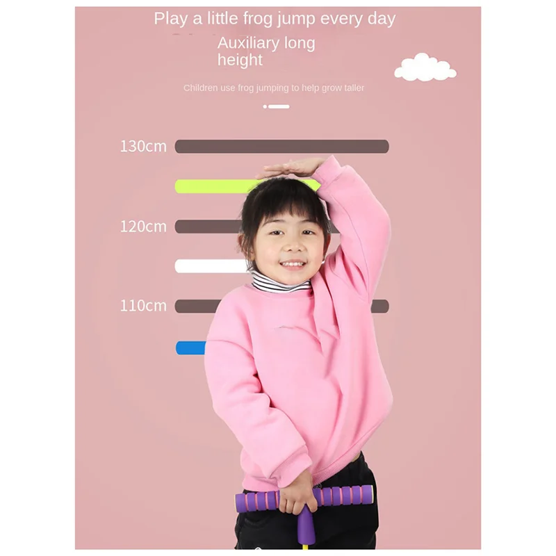 Odies-palo de salto infantil, jogo de esportes internos e externos, treinamento de equilíbrio, máquina de salto de mola de espuma, presente de feriado