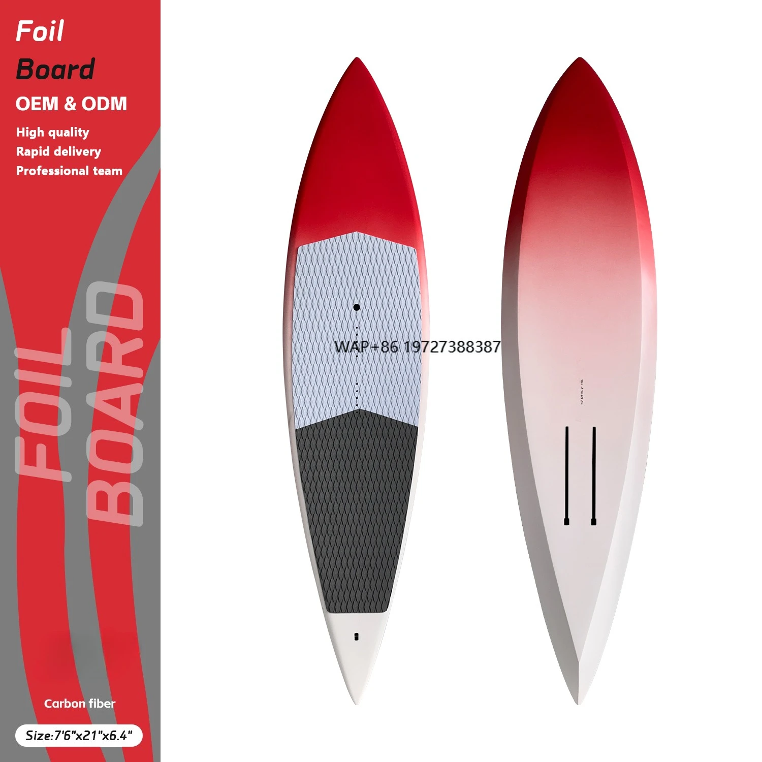 

Factory SUP Hydrofoil Surfboard Set 110L Long Carbon Fiber Downwind Foil Board Paddle Surfing