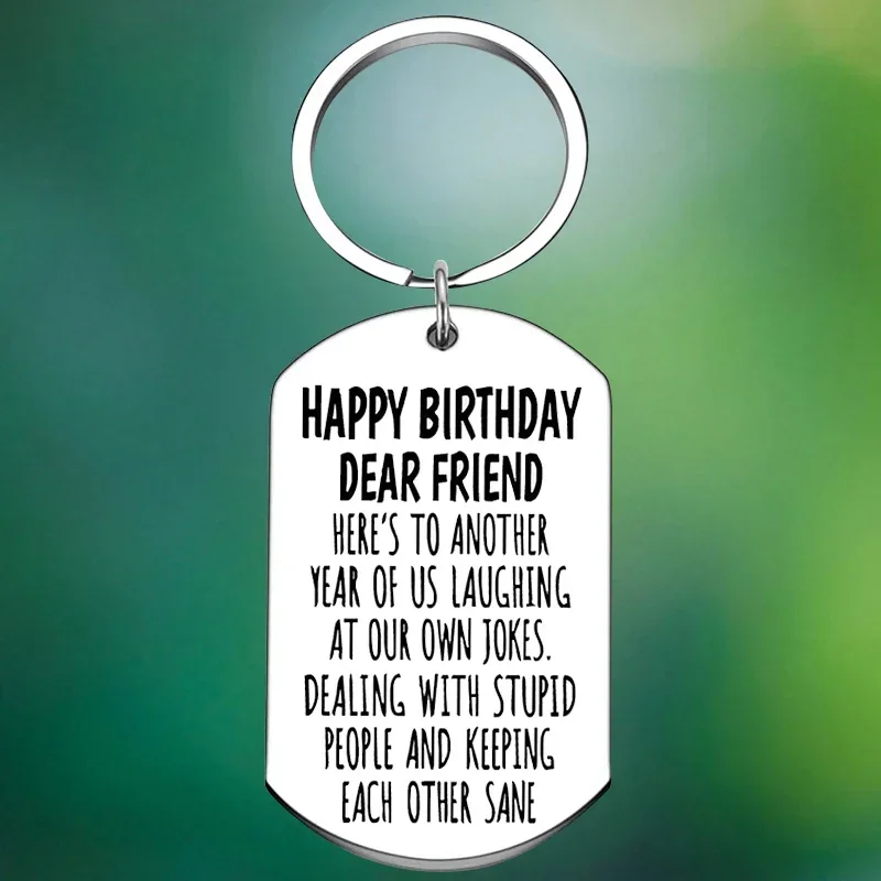 

Happy Birthday Gifts Keychain Best Friend Coworker Birthday Gifts Key Chain Pendant Best Friend Gifts