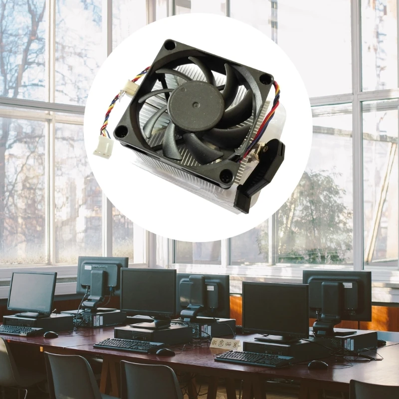 Ventilador enfriador para AMD, dispositivo Original de aluminio para PC de escritorio, compatible con CPU de placa base AM2 AM3 AM4