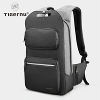 Tigernu High Quality Anti theft Fashion School Backpack For Men 15.6inch Laptop Backpacks Male Mochila USB Charging Bags