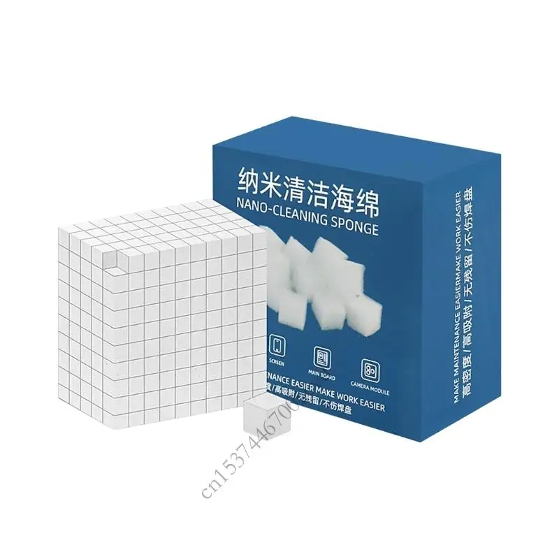 

500pcs Microfiber Очистка губки Блок Эффективно не проливание Профессиональный ремонт для поглощения пыли в плате P9YB