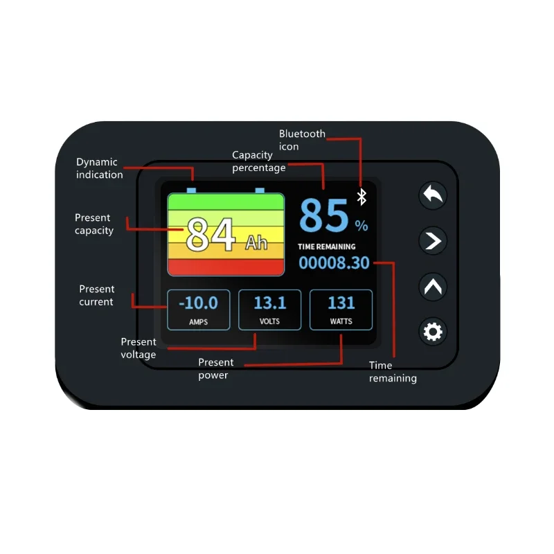 Voltage circuit 6v battery  system dual battery display