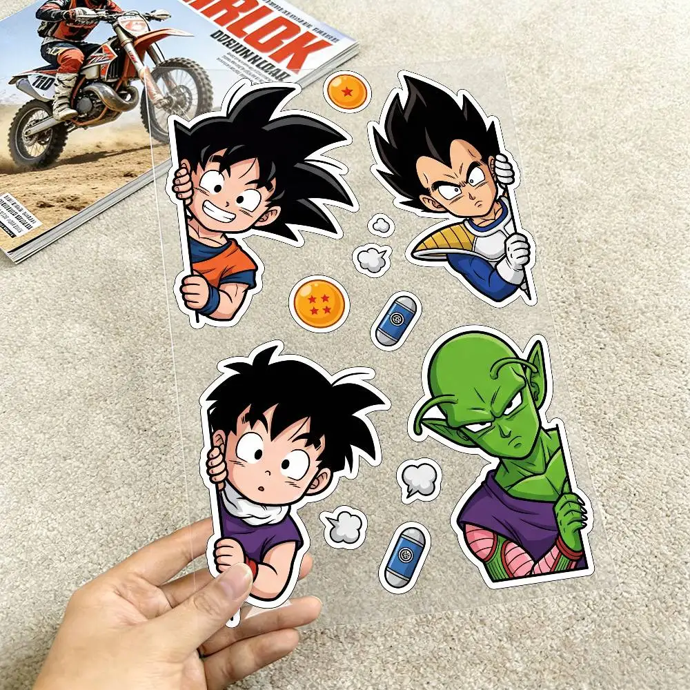 

Светоотражающие наклейки DRAGON BALL GOKU для мотоциклов, водонепроницаемые виниловые наклейки для мотоциклетных шлемов, топливных баков и велосипедов