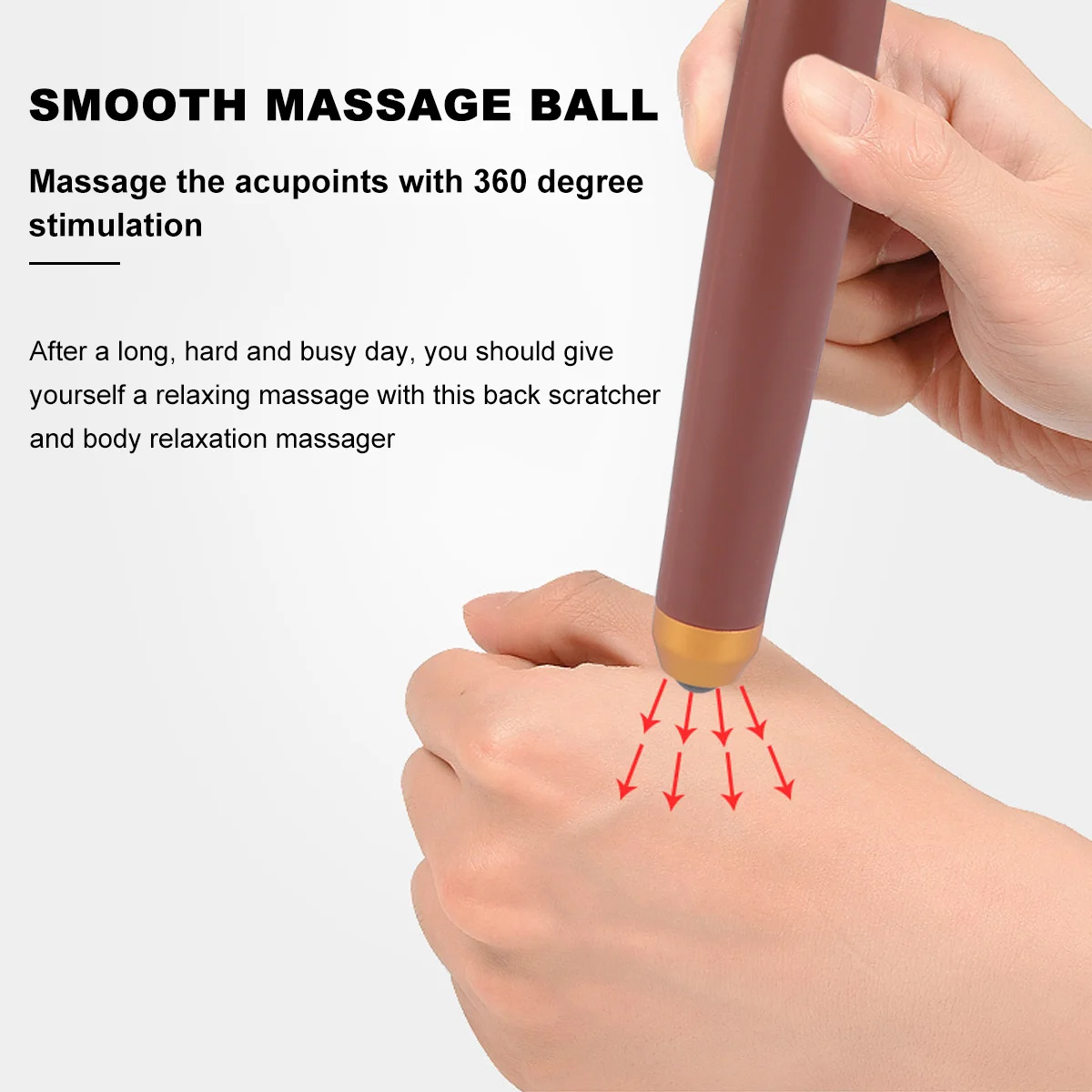 

Выдвижная трубка, скребок для спины, расслабляющий массажер для тела, портативный облегчение зуда, АБС-пластик, алюминиевый сплав, дорожный размер