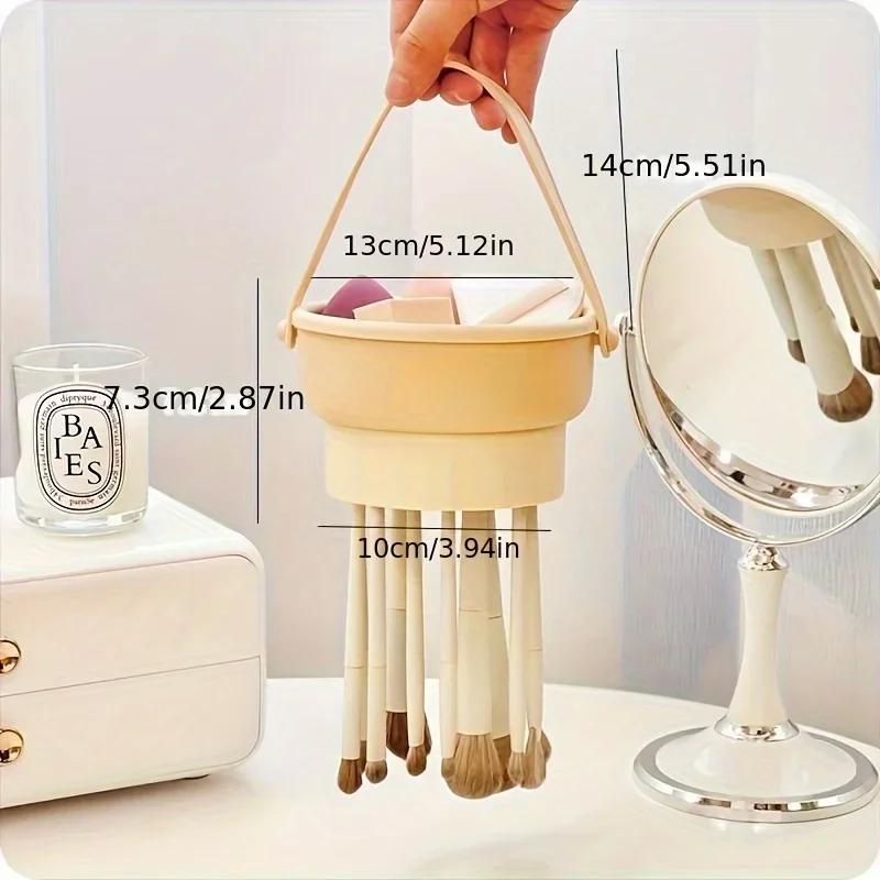 1-delige reinigingsset voor make-upborstels - Handmatige reinigingsgereedschappen voor make-upborstels