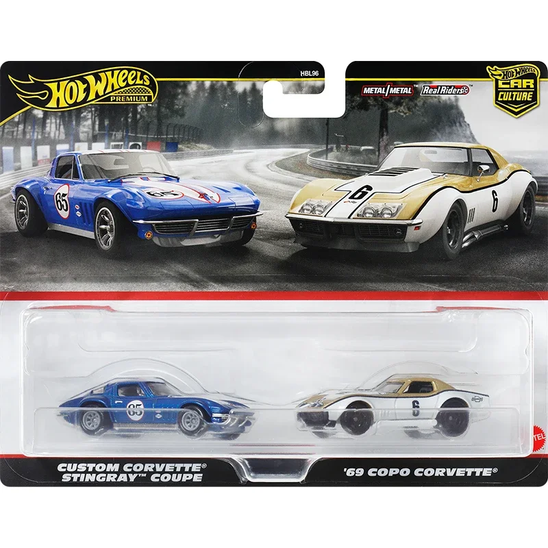 Hot Wheels-coche Original Premium Culture Diecast 1/64, juguete para niños, Nissan, Sim, Primera Copo, Corvette, Stingray Coupe, regalo de cumpleaños