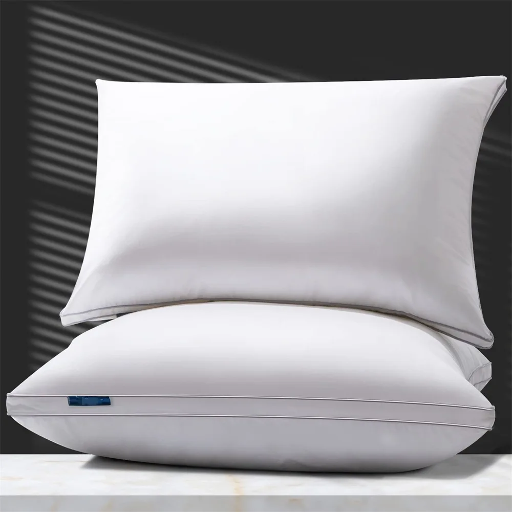 

5 Star Hotel Bed Pillows Sleeping Microfiber Pillow A Medium Pillow High Pillows Low Sleep Cervical Pillow Single Adult Pillows