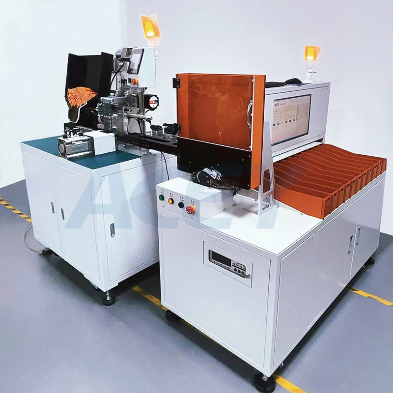 18650 32650 26650 21700 Automatic Multifunction 2 in 1 Insulation Paper Sticking Machine and Sorting Machines