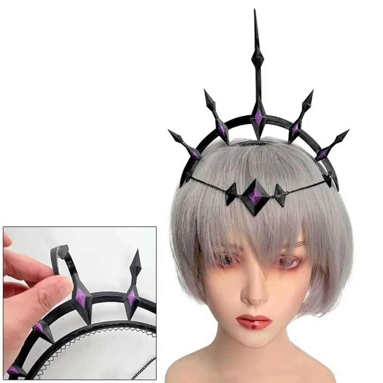 

Honkai Star Rail Cosplay Headcrown Headwear Game Acg Castorice Costume Props Halloween Carnival Party Accessories